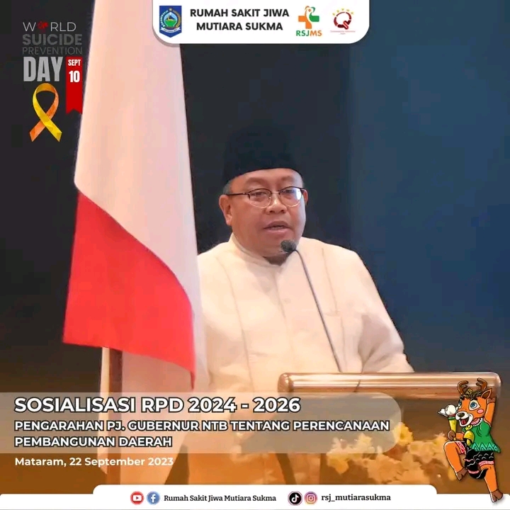 DIREKTUR HADIRI KEGIATAN FORMAL PERTAMA “MIQ GITE” MENJADI PJ GUBERNUR NTB